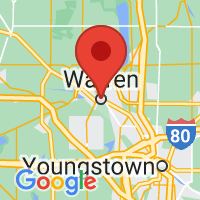Map of Warren, OH US